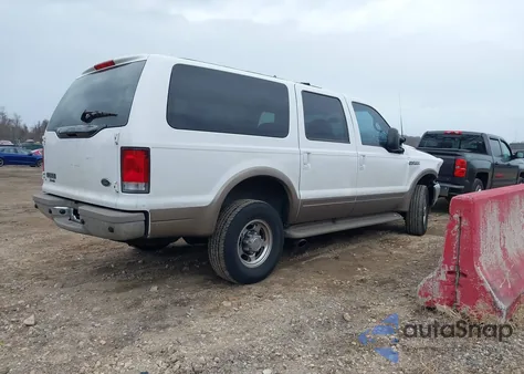2001 Ford Excursion Limited from USA, damaged, VIN 1FMNU43S11EB99512